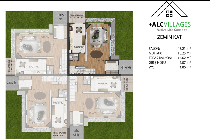 ALC Villages Kat Planları - 1